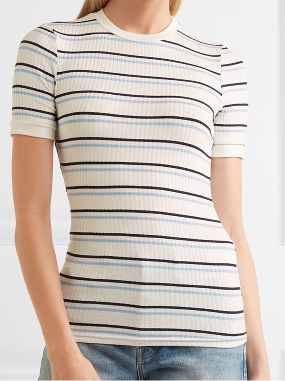 Frame 70s Striped Tee